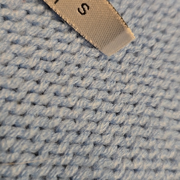 VINTAGE SUPPLY SPLIT NECK FLORAL CARDIGAN .SIZE SMALL. MADE IN THE U.K. FLOWERS - Picture 5 of 13